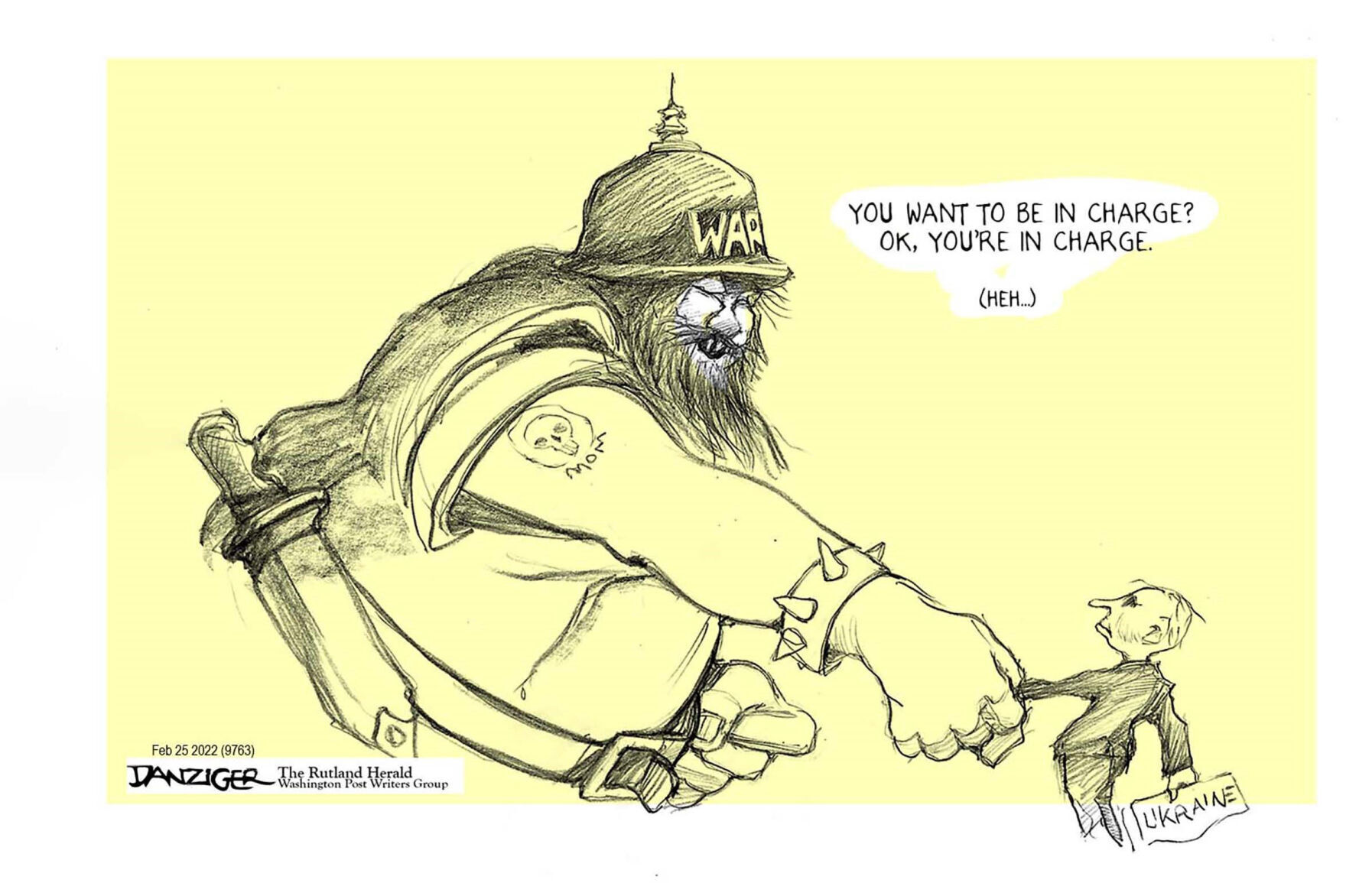 Cartoon by Jeff Danziger